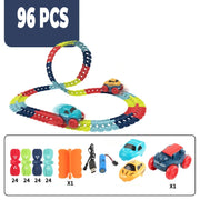 Montessori Track™ - Piste de machine ultra flexible 96 Pcs