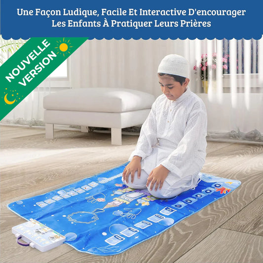 Tapis de prière pour les petits (7 Langues intégrées)