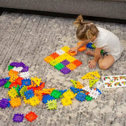 Blocs de construction à emboîtement gaufré 140pcs