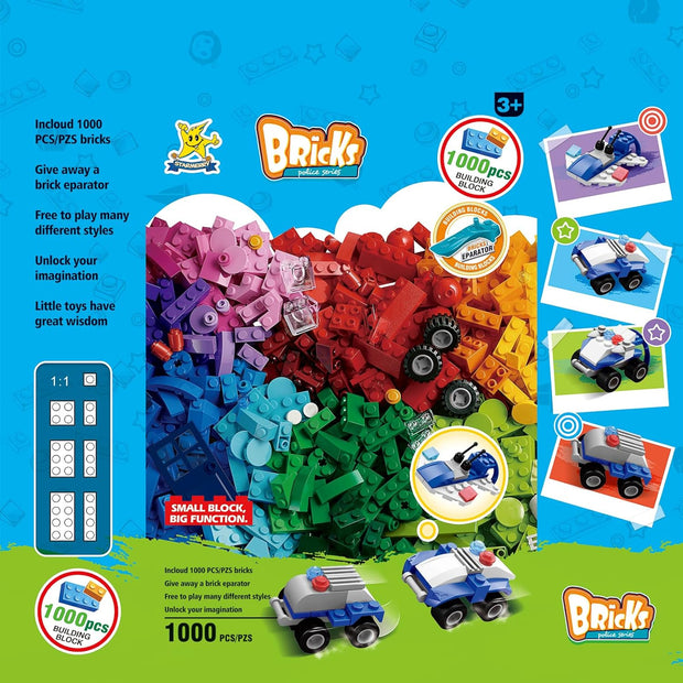 Bricks - Blocks De construction 1000 PCS