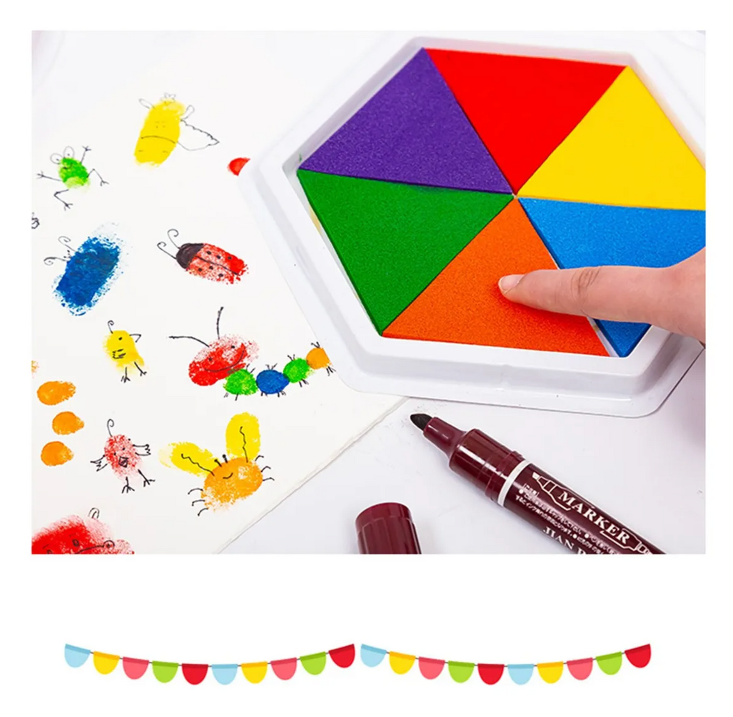 Kit de peinture au doight