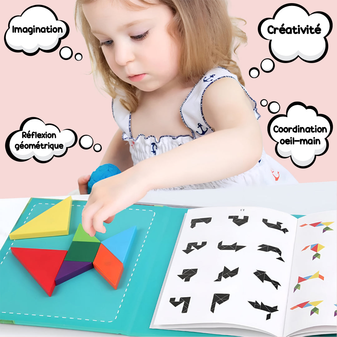 Livre Tangram Magnétique Montessori