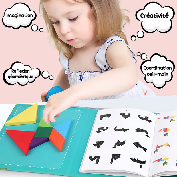 Livre Tangram Magnétique Montessori