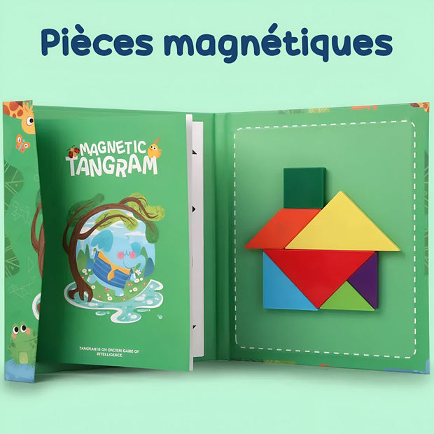 Livre Tangram Magnétique Montessori