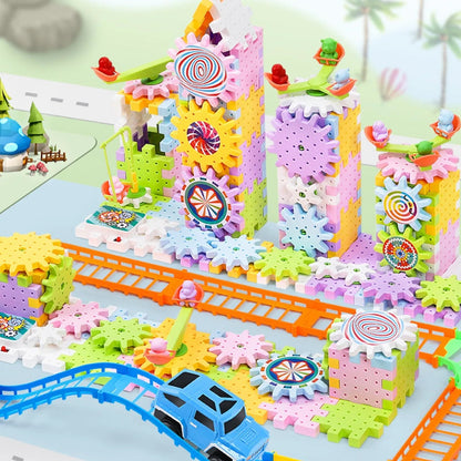 Blocs de Construction à Engrenages 203pcs