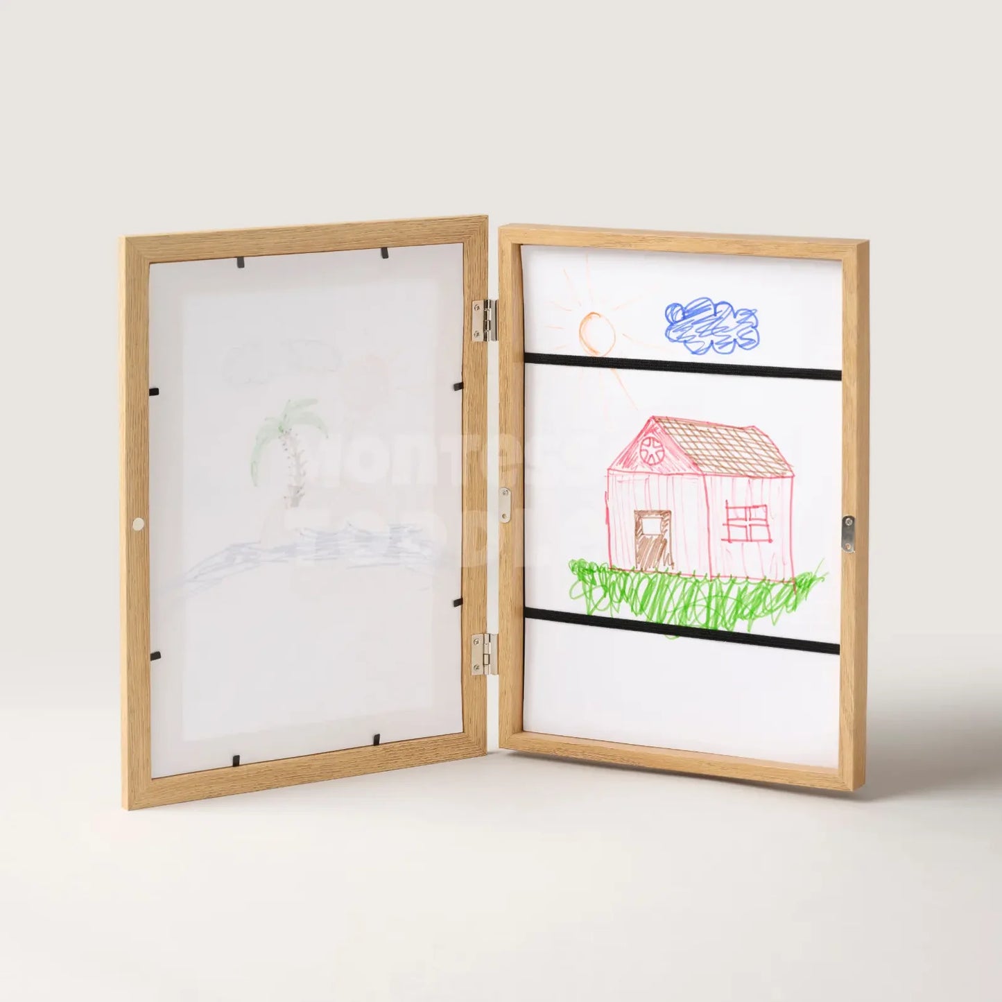 2 Cadre pour dessins d’enfant | Stockez et exposez 150 dessins | Taille A4