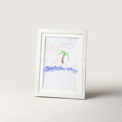 2 Cadre pour dessins d’enfant | Stockez et exposez 150 dessins | Taille A4